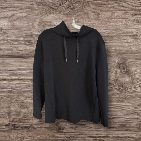 SPANX Charcoal Gray Turtleneck Pullover - Picture 5 of 7